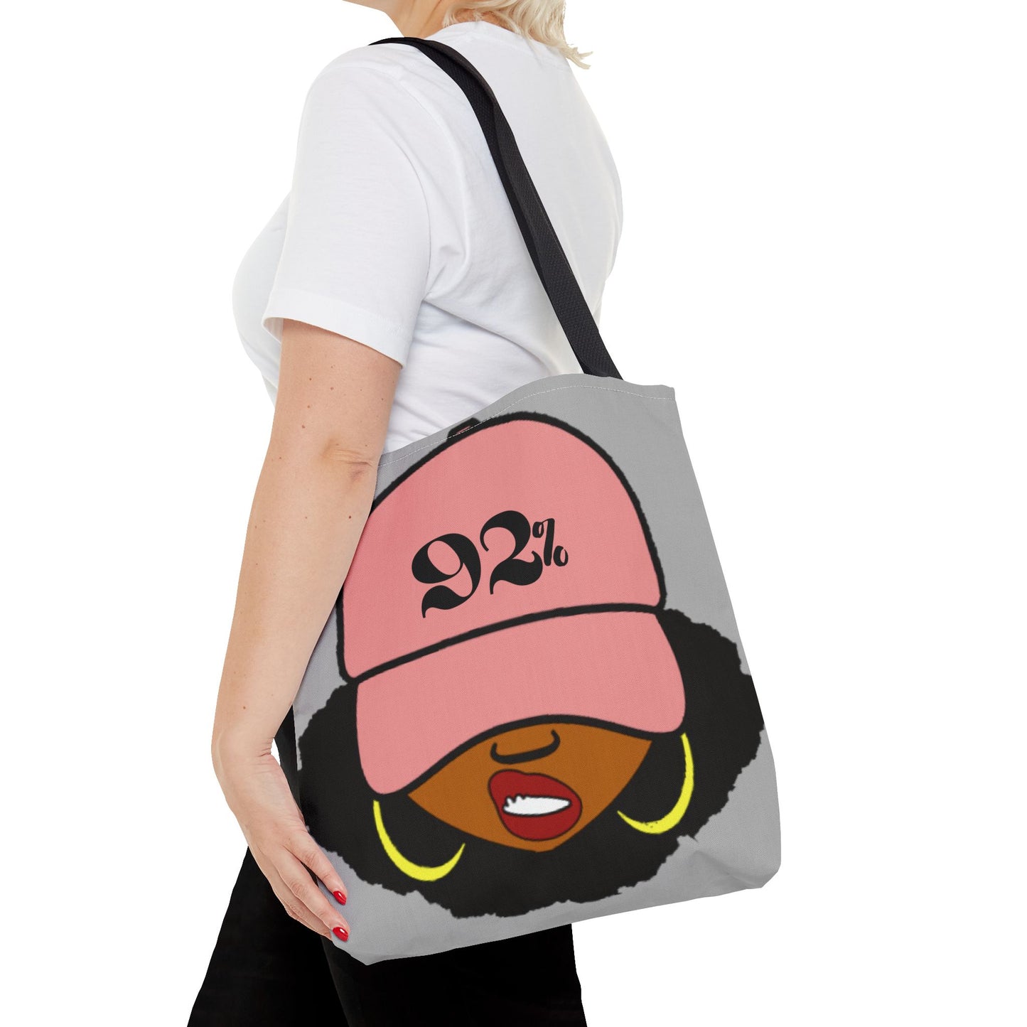 "92% Black Women" Tote Bag – A Statement of Strength, Power & Influence