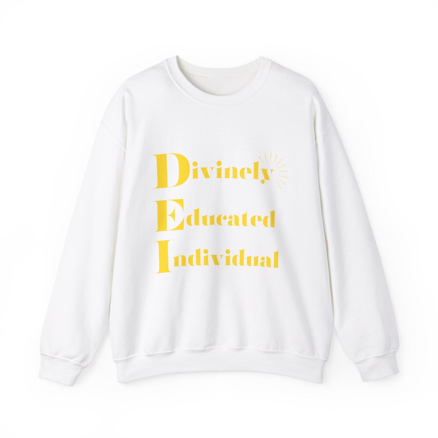 "Defend DEI" Statement Unisex Sweatshirt– Stand Up for Diversity, Equity, and Inclusion