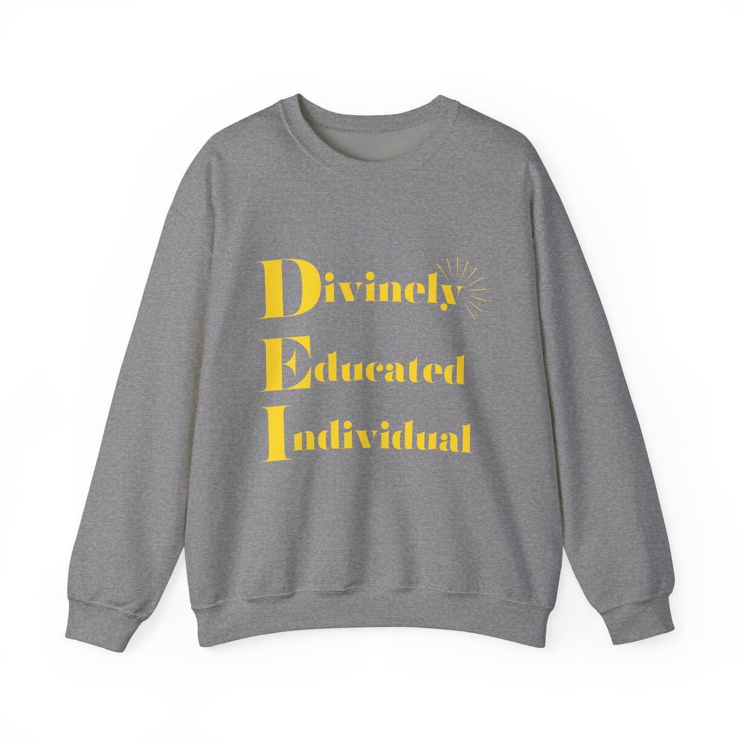 "Defend DEI" Statement Unisex Sweatshirt– Stand Up for Diversity, Equity, and Inclusion