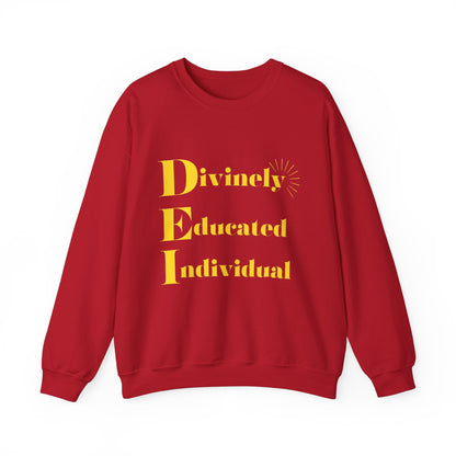 "Defend DEI" Statement Unisex Sweatshirt– Stand Up for Diversity, Equity, and Inclusion