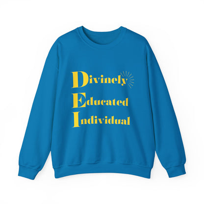 "Defend DEI" Statement Unisex Sweatshirt– Stand Up for Diversity, Equity, and Inclusion