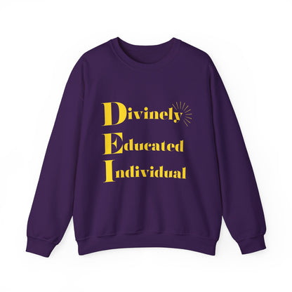 "Defend DEI" Statement Unisex Sweatshirt– Stand Up for Diversity, Equity, and Inclusion