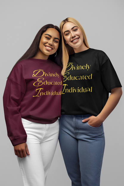 "Defend DEI" halo Statement Unisex Sweatshirt– Stand Up for Diversity, Equity, and Inclusion