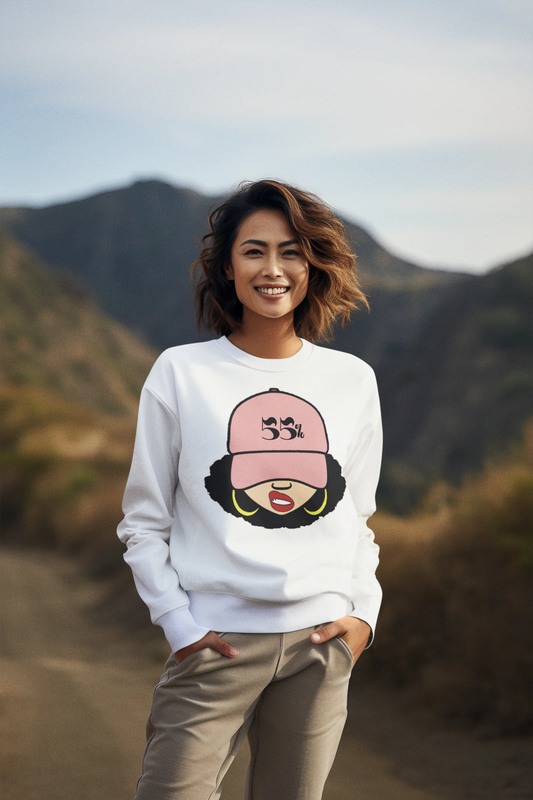 "55% Asian American Voters for Kamala" Crewneck Sweatshirt– Celebrate Unity and Progress