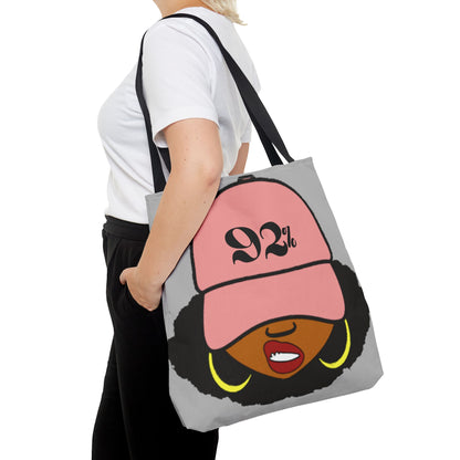 "92% Black Women" Tote Bag – A Statement of Strength, Power & Influence