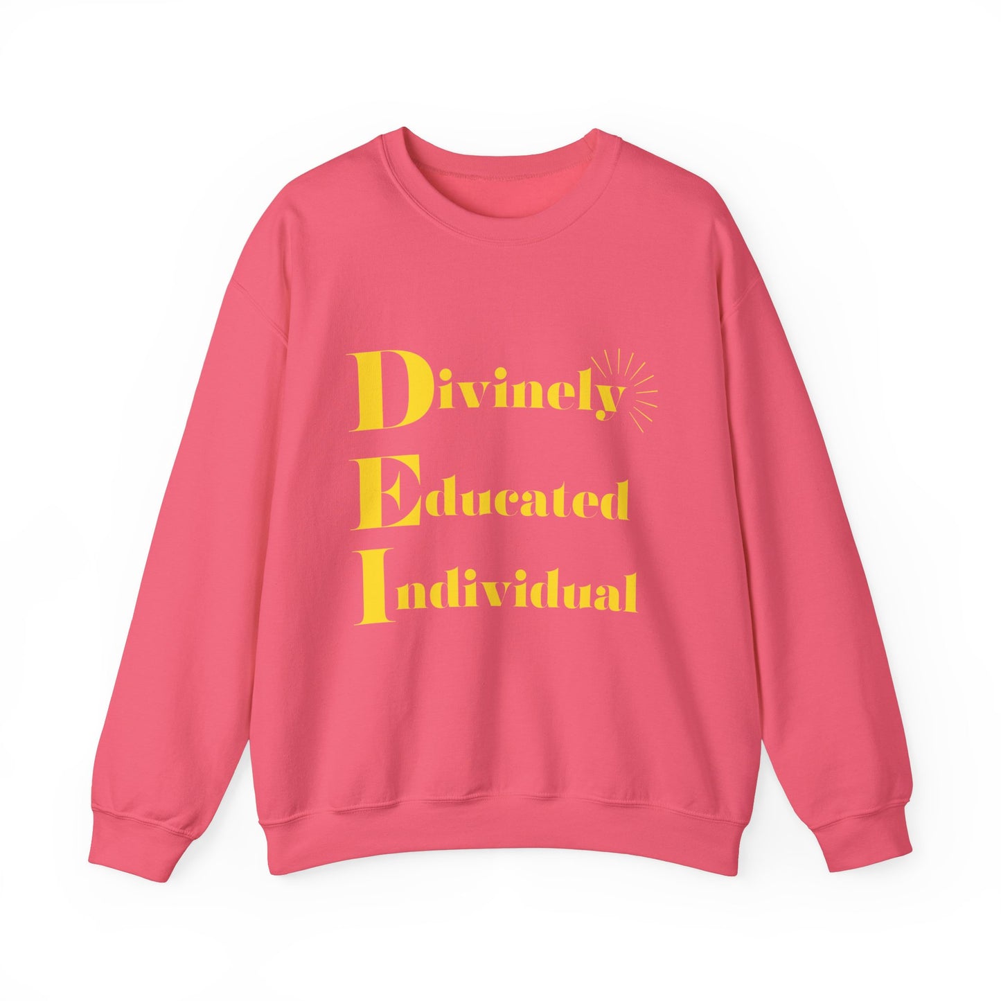 "Defend DEI" Statement Unisex Sweatshirt– Stand Up for Diversity, Equity, and Inclusion