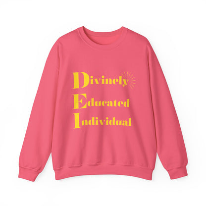 "Defend DEI" Statement Unisex Sweatshirt– Stand Up for Diversity, Equity, and Inclusion