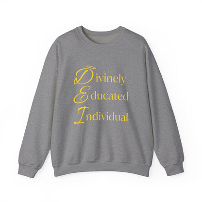 "Defend DEI" halo Statement Unisex Sweatshirt– Stand Up for Diversity, Equity, and Inclusion