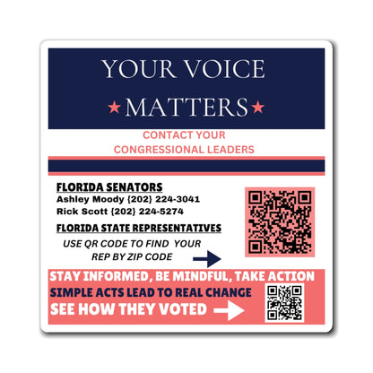 Florida "Civic Engagement Made Easy – Find & Contact Your Reps Magnet"