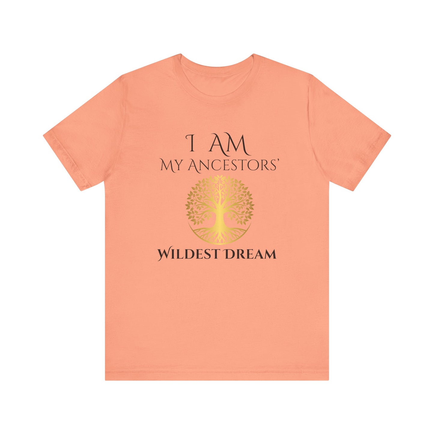 I Am My Ancestors' Wildest Dream T-Shirt black/gold