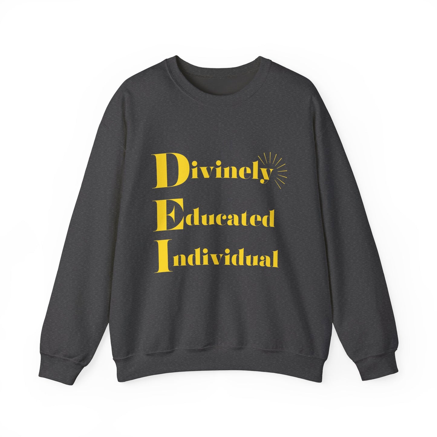 "Defend DEI" Statement Unisex Sweatshirt– Stand Up for Diversity, Equity, and Inclusion