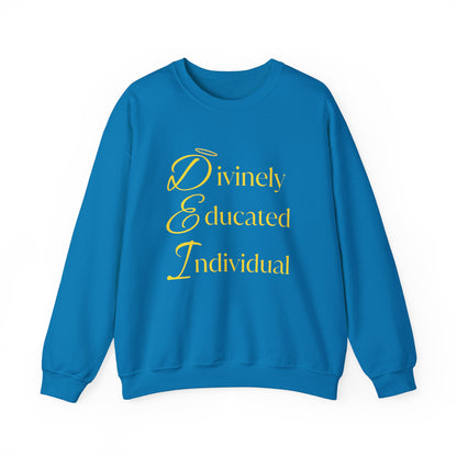 "Defend DEI" halo Statement Unisex Sweatshirt– Stand Up for Diversity, Equity, and Inclusion