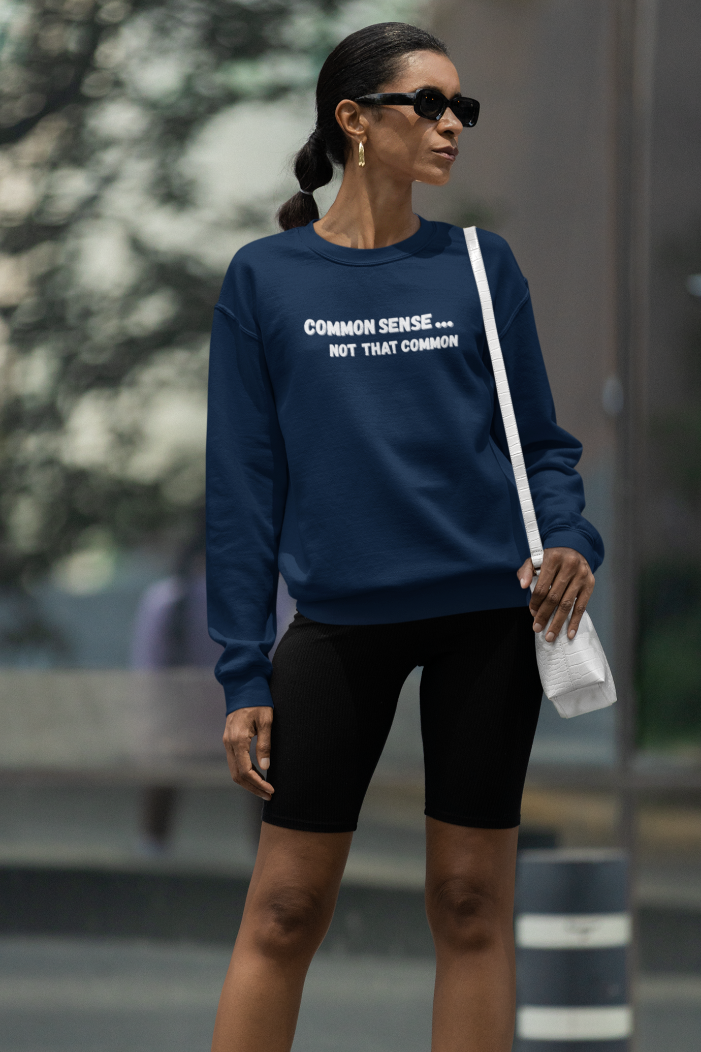 Common Sense... Not That Common, Unisex Crewneck Sweatshirt